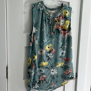 LOFT floral blouse